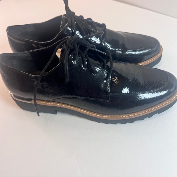 Franco Sarto Women’s Black Patent Lace-Up Oxford – Size 9M - Picture 8 of 9